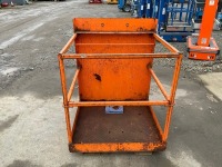 APPROX. 3FT X 3FT SAFETY BASKET TO SUIT FORKLIFT - 8