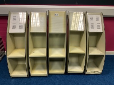 5No. CATALOGUE & BROCHURE DISPLAY STANDS