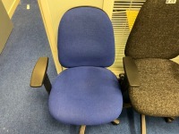 3No. ASSORTED OPERATOR CHAIRS - 3