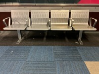 WAITING ROOM BENCH WITH 4 ERGONOMIC SEATS