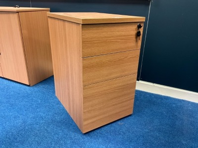 THREE DRAWER PEDESTAL