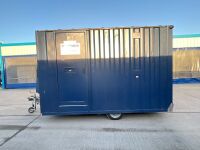 APPROX 12ft x 7ft BOSS CABINS SINGLE AXLE ANTI VANDAL WELFARE UNIT - 4