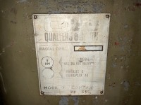 QUALTERS & SMITH 3 PHASE RADIAL ARM DRILL - 12