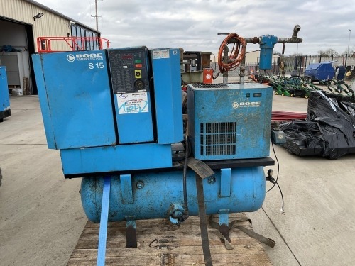 BOGE S15 11 BAR 3 PHASE SCREW COMPRESSOR