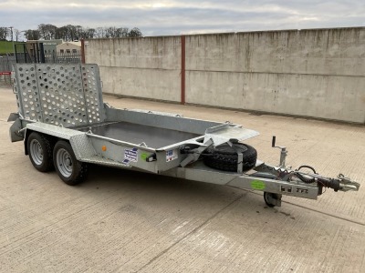 IFOR WILLIAMS 10FT X 5FT TWIN AXLE 3.5 TON PLANT TRAILER