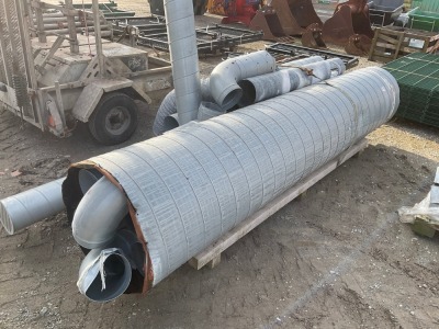 PALLET OF ASSORTED ALUMINIUM DUCTING