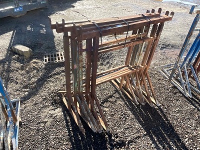 5No. LARGE BUILDERS TRESTLES