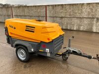 ATLAS COPCO XAS67 2 TOOL FAST TOW ROAD COMPRESSOR