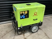 PRAMAC P6000 6KVA KEY START DIESEL MOBILE GENERATOR