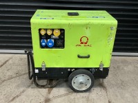 PRAMAC P6000 6KVA KEY START DIESEL MOBILE GENERATOR - 2