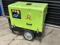 PRAMAC P6000 6KVA KEY START DIESEL MOBILE GENERATOR - 3