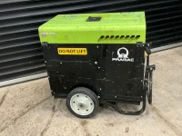 PRAMAC P6000 6KVA KEY START DIESEL MOBILE GENERATOR - 6