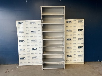 8 TIER METAL SHELVING UNIT