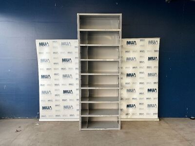 8 TIER METAL SHELVING UNIT