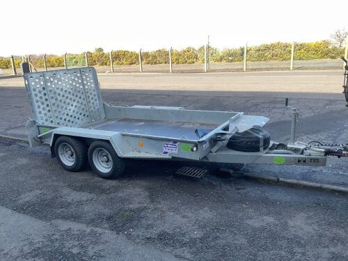 IFOR WILLIAMS 10FT X 5FT TWIN AXLE 3.5 TON PLANT TRAILER