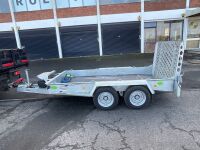 IFOR WILLIAMS 10FT X 5FT TWIN AXLE 3.5 TON PLANT TRAILER - 7