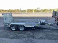 IFOR WILLIAMS 10FT X 5FT TWIN AXLE 3.5 TON PLANT TRAILER - 16