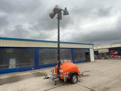 TCP ECOLITE SINGLE AXLE FAST TOW LIGHTING TOWER 
