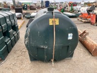 APPROX. 1300lt PLASTIC OIL TANK - 2
