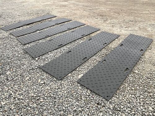 6No. UNUSED 8ft x 2ft 30 TON GROUND PROTECTION MATS