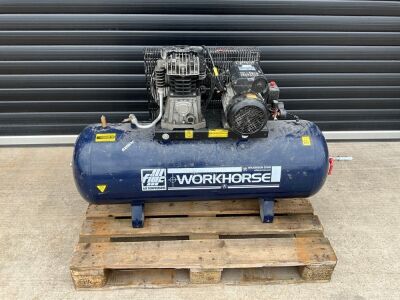 FIAC WORKHORSE MEC 90 3HP 240V 150 LITRE RECEIVER MOUNTED COMPRESSOR