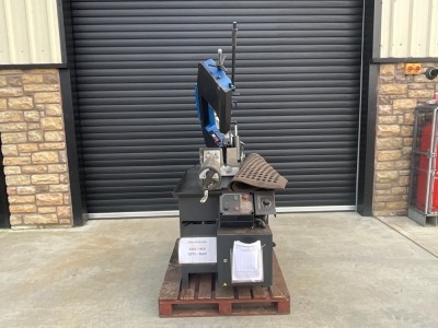 PILOUS ARG 260 240V METAL CUTTING BANDSAW & 2No. ROLLER TABLES
