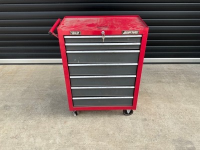 SEALY SEVEN DRAWER MOBILE TOOL CHEST