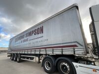 SDC 45ft TRI-AXLE CURTAINSIDER ON AIR (F/N 86)