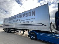 MONTRACON 45ft TRI AXLE BOX TRAILER ON AIR