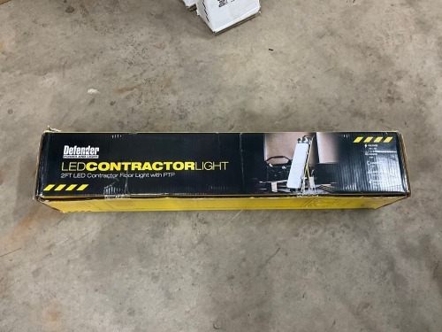 UNUSED DEFENDER 2FT LED CONTRACTOR FLOOR LIGHT