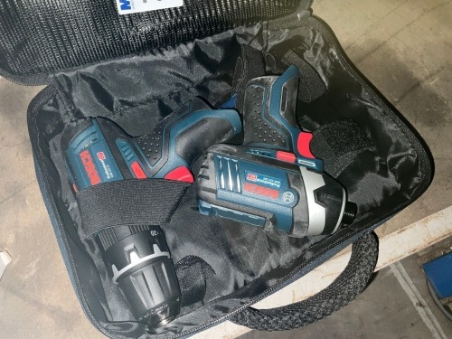 UNUSED BOSCH 12V TWIN PACK POWER TOOL KIT