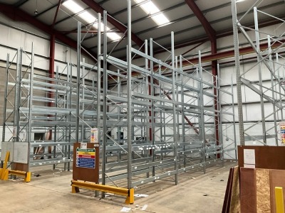 APPROX. 22No BAYS OF GALVANISED PALLET RACKING
