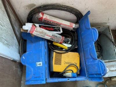 ALPHAMAC POWERSTICK 200 240V STICK WELDER & CASE