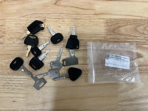 12PC EQUIPMENT MASTER KEY SET TO SUIT VARIOUS MACHINES