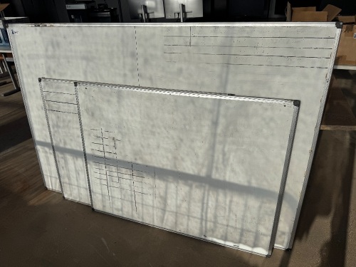 3no. ASSORTED WHITEBOARDS