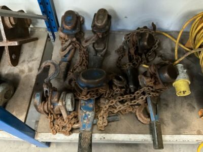 6No. ASSORTED CHAIN TENSONERS