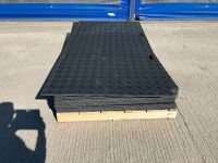 5No. APPROX. 8ft x 4ft 10mm GROUND PROTECTION MATTS - 3