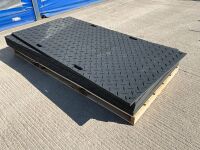 5No. APPROX. 8ft x 4ft 10mm GROUND PROTECTION MATTS - 2