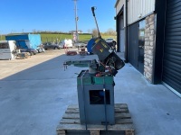 PEDRAZZOLI TRONCATRICE BROWN 300 METAL CUTTING MITRE CHOP SAW - 4