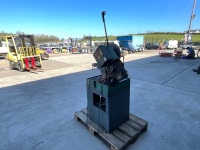 PEDRAZZOLI TRONCATRICE BROWN 300 METAL CUTTING MITRE CHOP SAW - 9