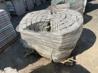PALLET TO INC. LARGE SELECTION OF GRANITE FAN TAIL PAVING