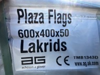 APPROX. 15.36sqm UNUSED ACHESON GLOVER LAKRIDS PLAZA FLAGS 600mm x 400mm x 50mm - 3