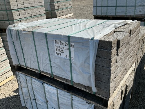 APPROX. 12.48sqm UNUSED ACHESON GLOVER BIRKES PLAZA MIXED SIZE PAVING 60mm