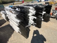40No. UNUSED 2000mm SECTIONS OF ESTATE RAILING - 10