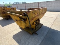 LARGE HYDRAULIC TIPPING SKIP TO SUIT FORKLIFT  - 4