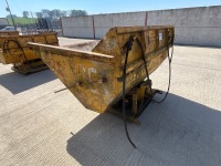 LARGE HYDRAULIC TIPPING SKIP TO SUIT FORKLIFT  - 6