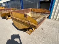 LARGE HYDRAULIC TIPPING SKIP TO SUIT FORKLIFT 