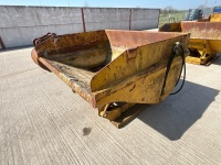 LARGE HYDRAULIC TIPPING SKIP TO SUIT FORKLIFT  - 6