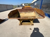 LARGE HYDRAULIC TIPPING SKIP TO SUIT FORKLIFT  - 7