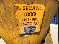 SECATOL 1000lt CONCRETE SKIP - 12